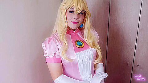 Sweet Darling And Princess Peach In Finally Rewards Mario Bros (remastered