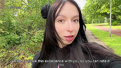 Cyberlycrush and Brunette Babe - I Fucked a Stranger from Sexdater and He Creamed Me Wtf